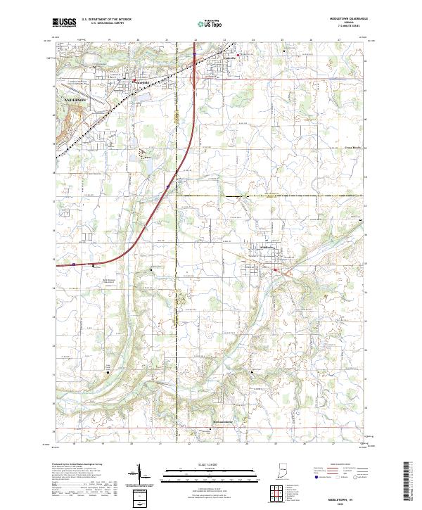 USGS Topographic Map – Middletown