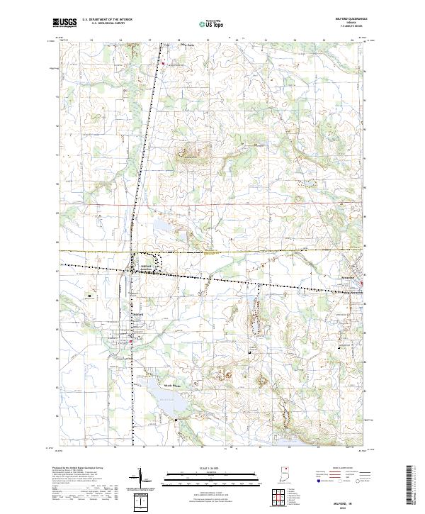 USGS Topographic Map – Milford