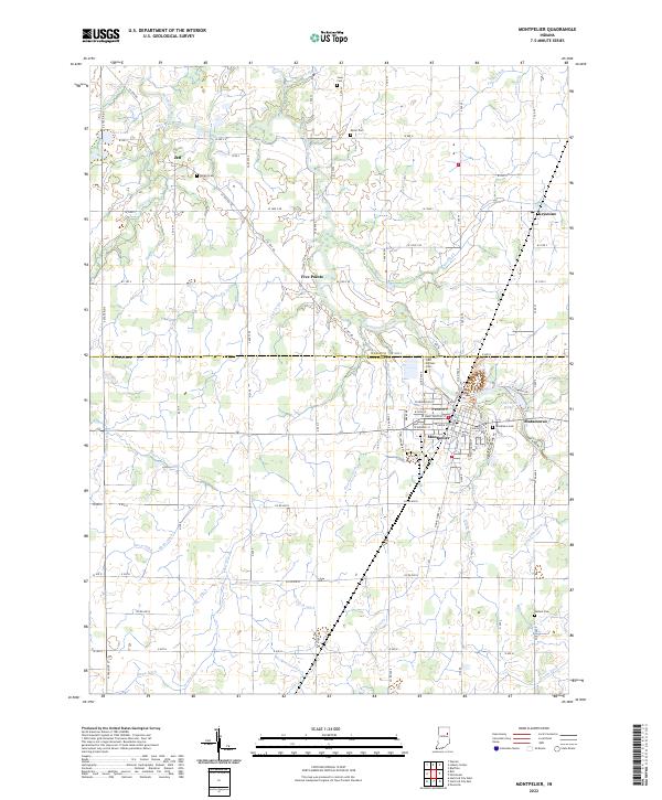 USGS Topographic Map – Montpelier