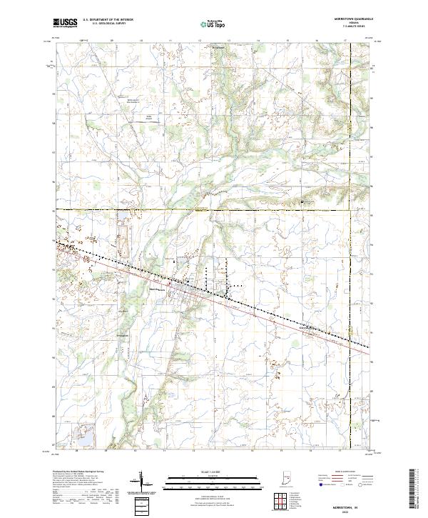 USGS Topographic Map – Morristown