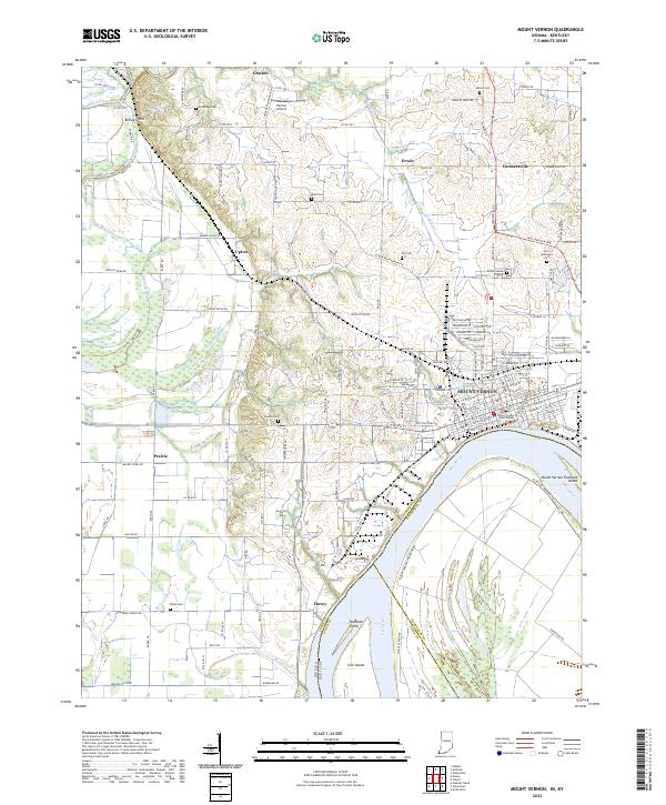 2022 Map of Mount Vernon, 2022 Print