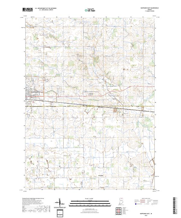 USGS Topographic Map – Nappanee East