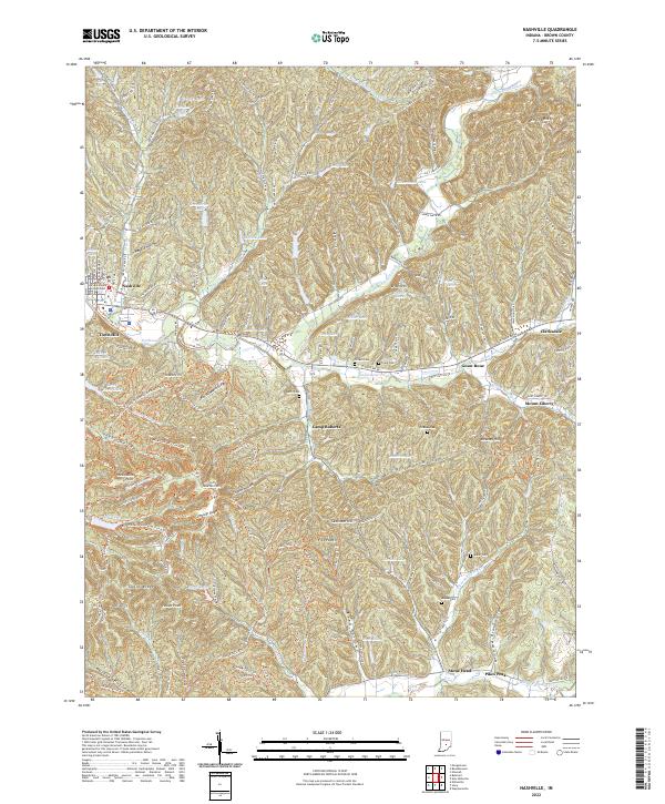 USGS Topographic Map – Nashville