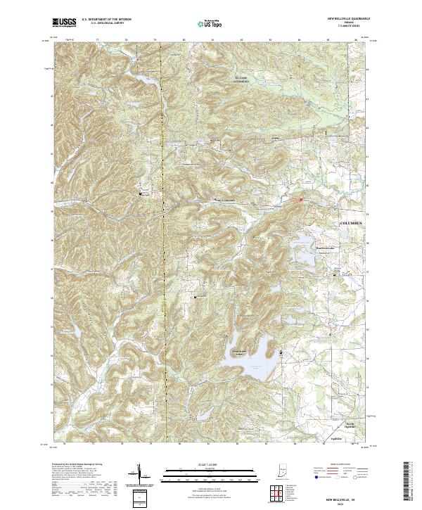 USGS Topographic Map – New Bellsville