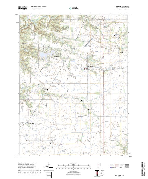 USGS Topographic Map – New Market