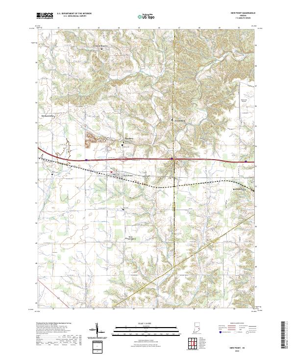 USGS Topographic Map – New Point