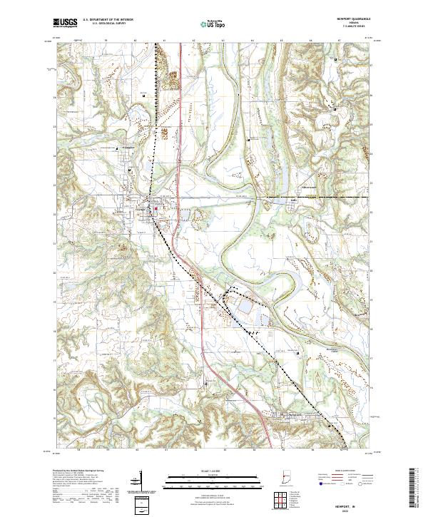 USGS Topographic Map – Newport