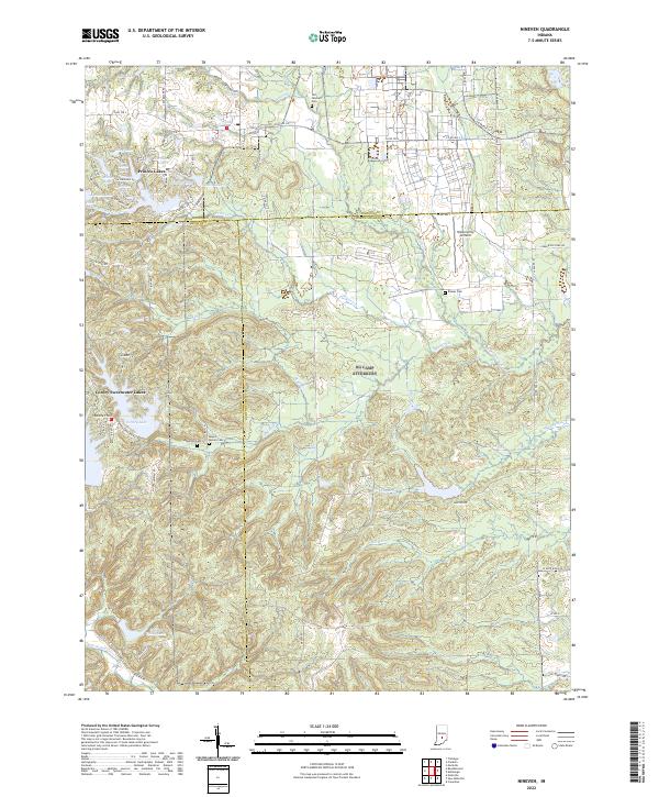 USGS Topographic Map – Nineveh