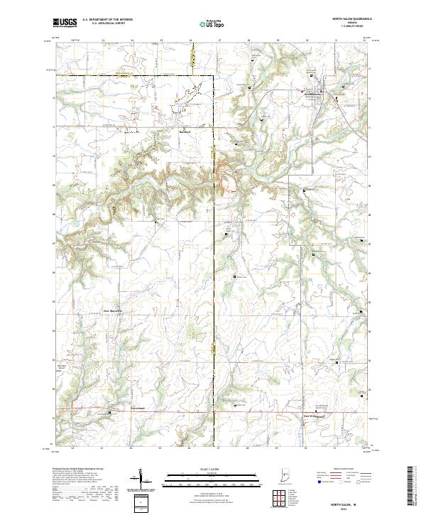 USGS Topographic Map – North Salem