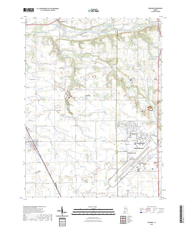 USGS Topographic Map – Onward