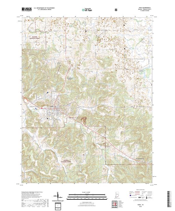 USGS Topographic Map – Paoli
