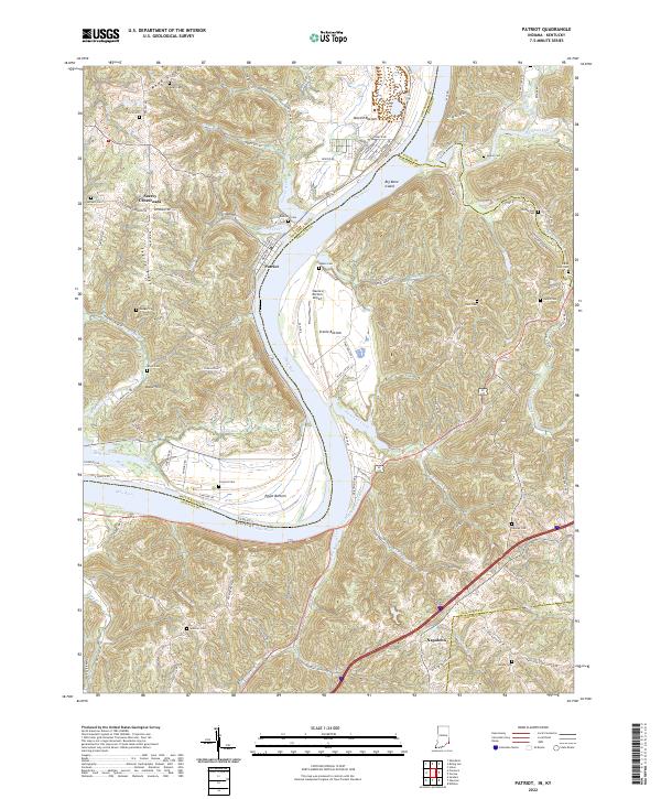 USGS Topographic Map – Patriot