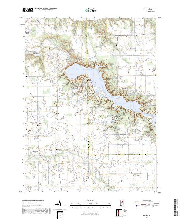 USGS Topographic Map – Peoria