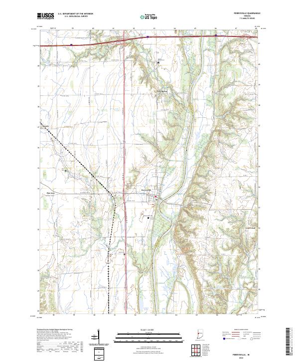 USGS Topographic Map – Perrysville