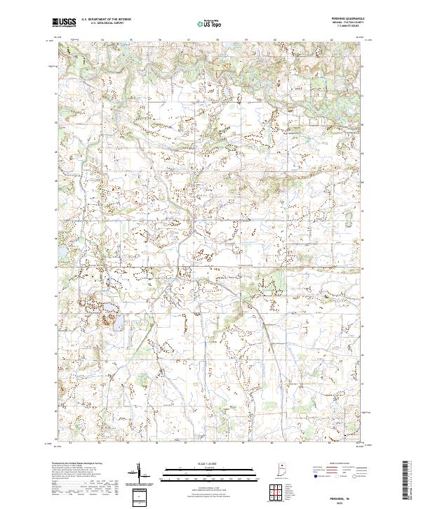 USGS Topographic Map – Pershing