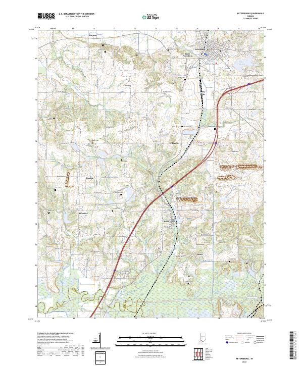 USGS Topographic Map – Petersburg