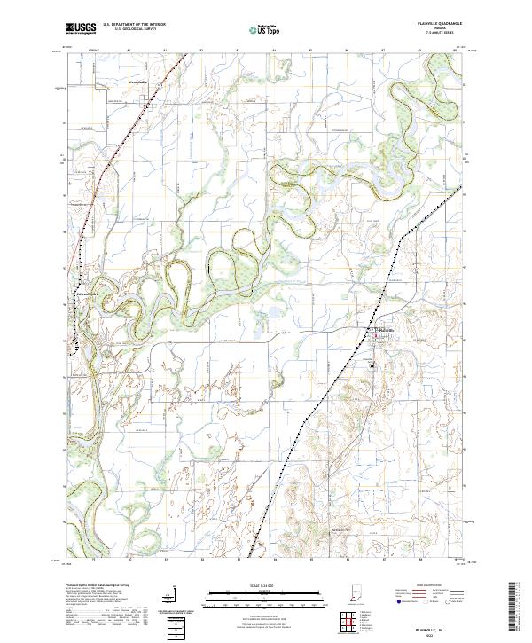 USGS Topographic Map – Plainville