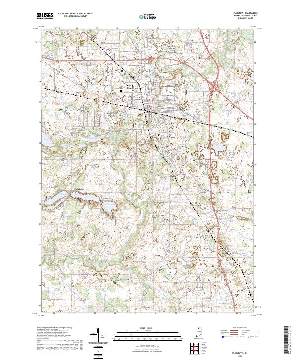 USGS Topographic Map – Plymouth