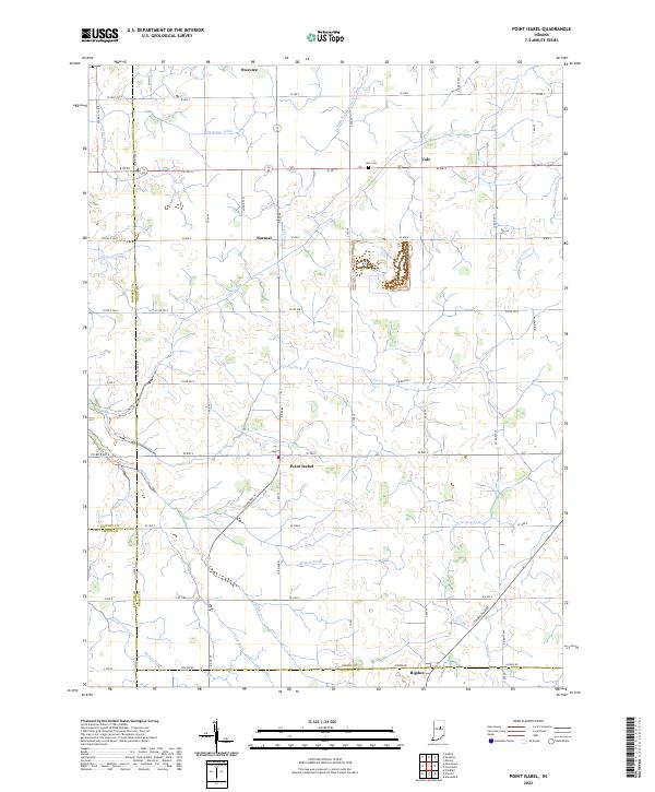 USGS Topographic Map – Point Isabel
