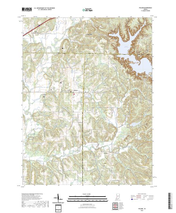 USGS Topographic Map – Poland