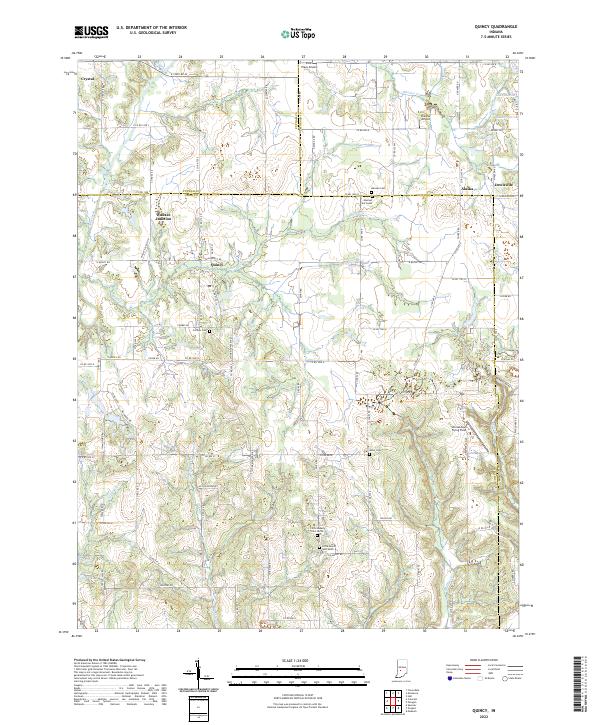 USGS Topographic Map – Quincy