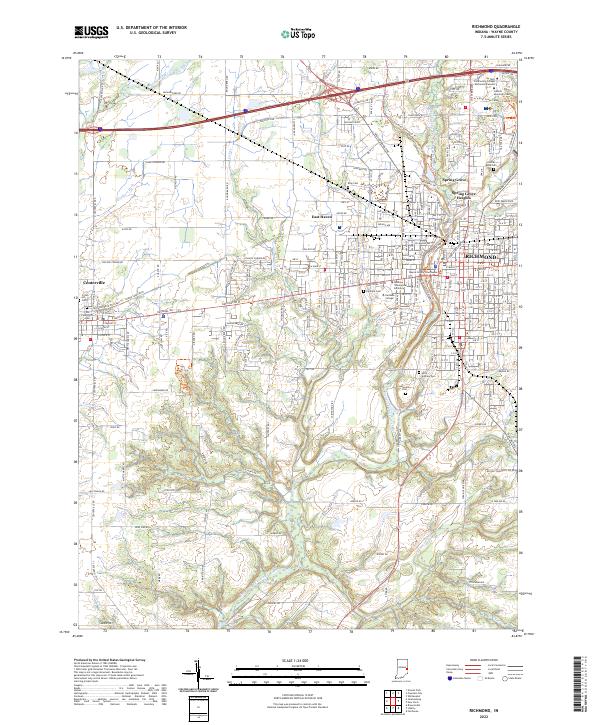 USGS Topographic Map – Richmond