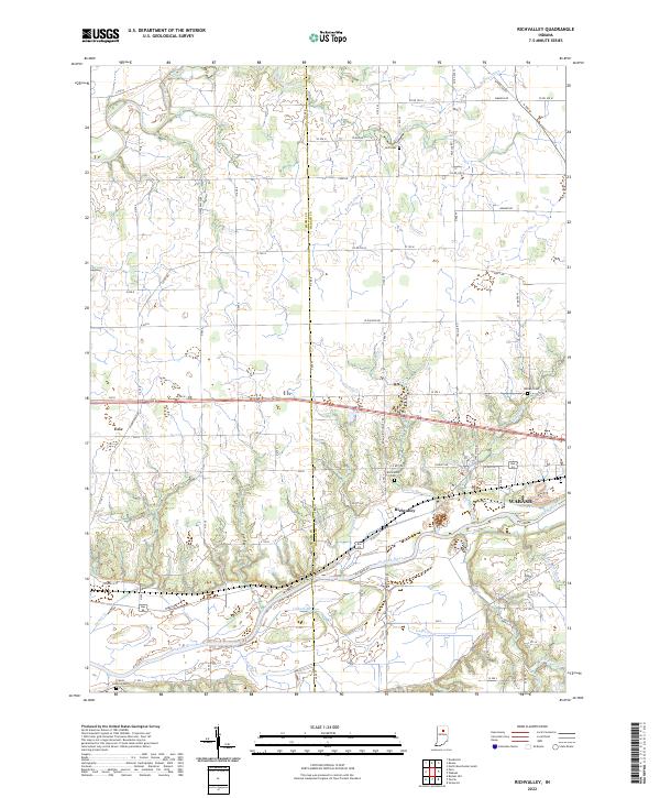USGS Topographic Map – Richvalley