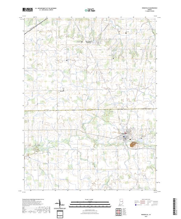 USGS Topographic Map – Ridgeville
