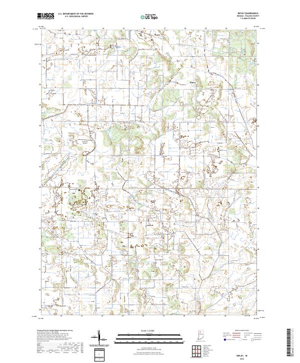 USGS Topographic Map – Ripley