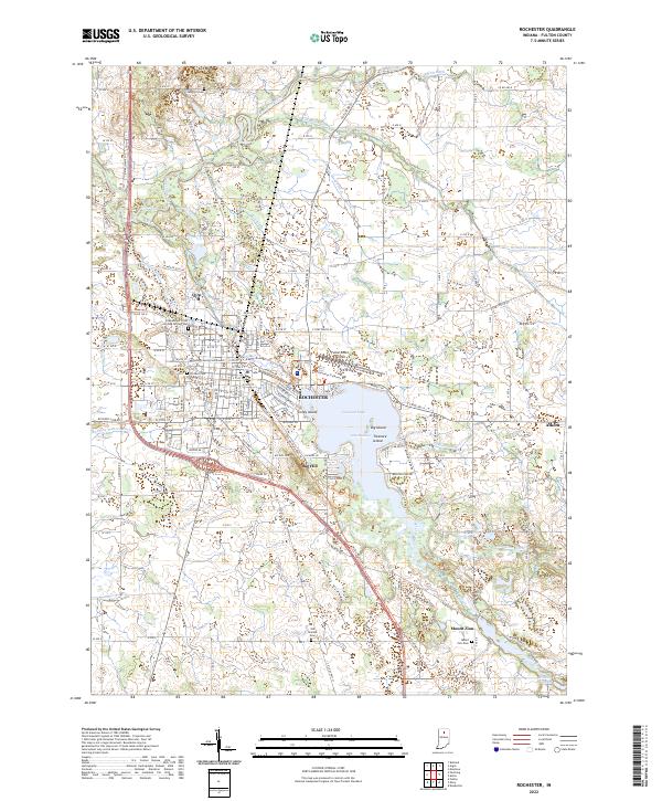 USGS Topographic Map – Rochester