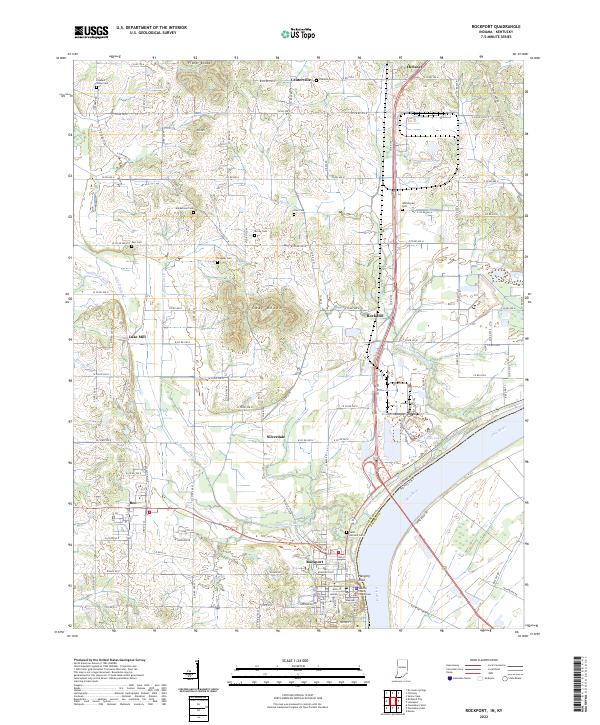 USGS Topographic Map – Rockport