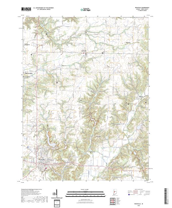 USGS Topographic Map – Rockville