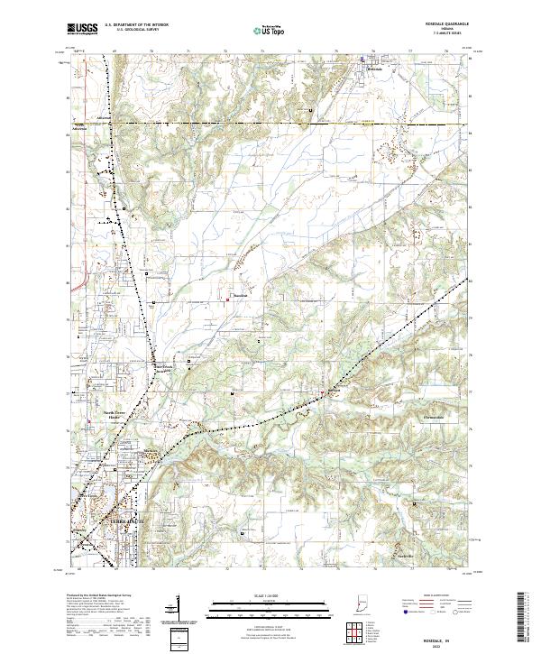 USGS Topographic Map – Rosedale