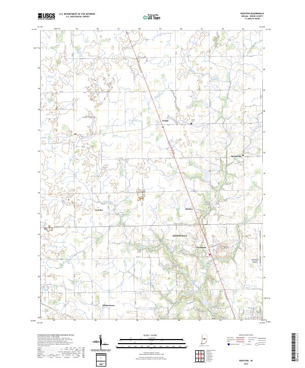 USGS Topographic Map – Rosston