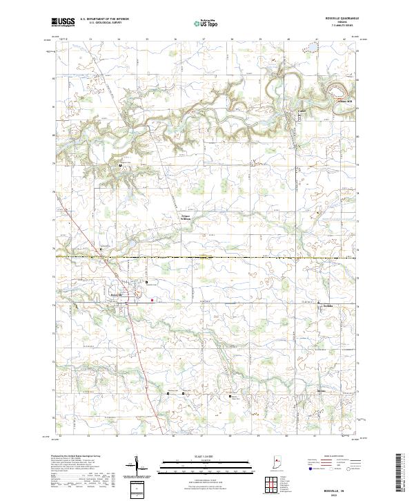USGS Topographic Map – Rossville