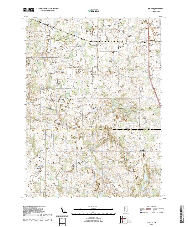 USGS Topographic Map – Rutland