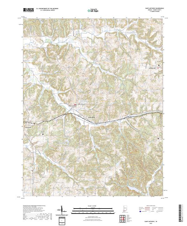 USGS Topographic Map – Saint Anthony