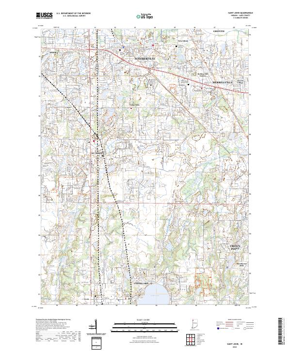 USGS Topographic Map – Saint John
