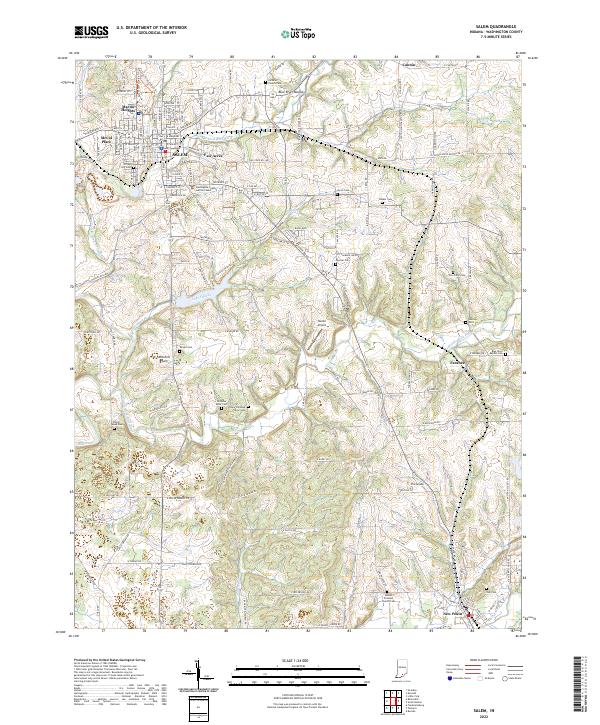 USGS Topographic Map – Salem