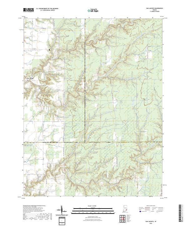 USGS Topographic Map – San Jacinto