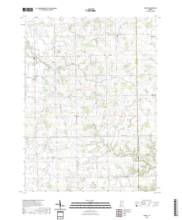 USGS Topographic Map – Servia