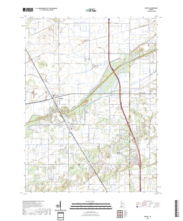 USGS Topographic Map – Shelby