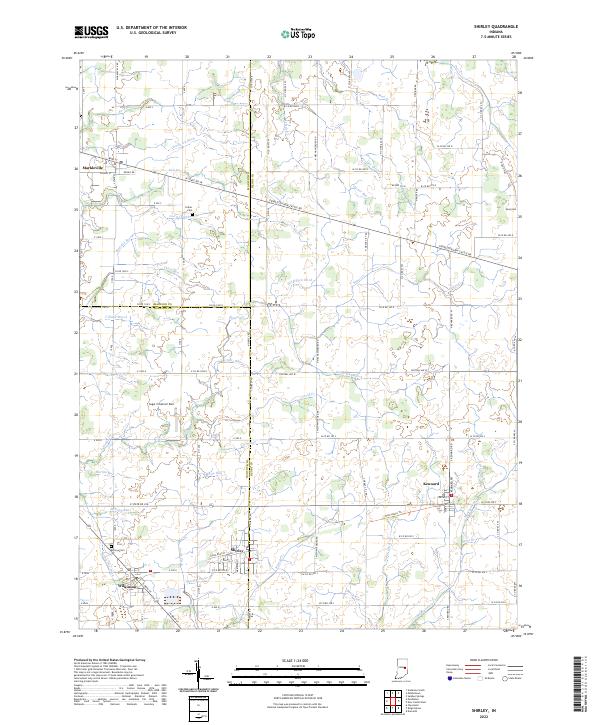USGS Topographic Map – Shirley