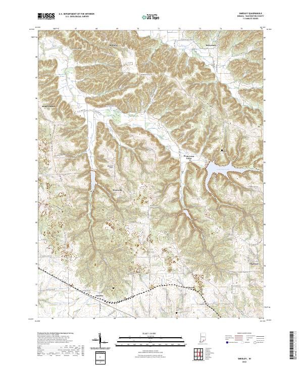 USGS Topographic Map – Smedley