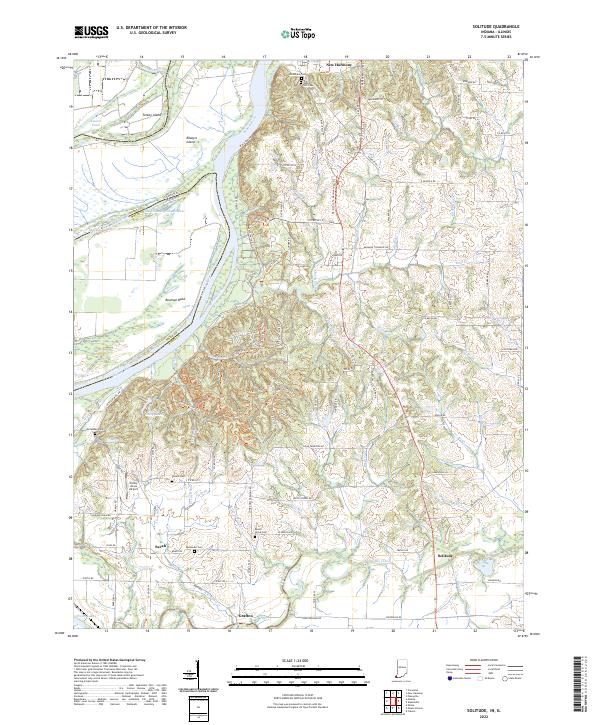 USGS Topographic Map – Solitude