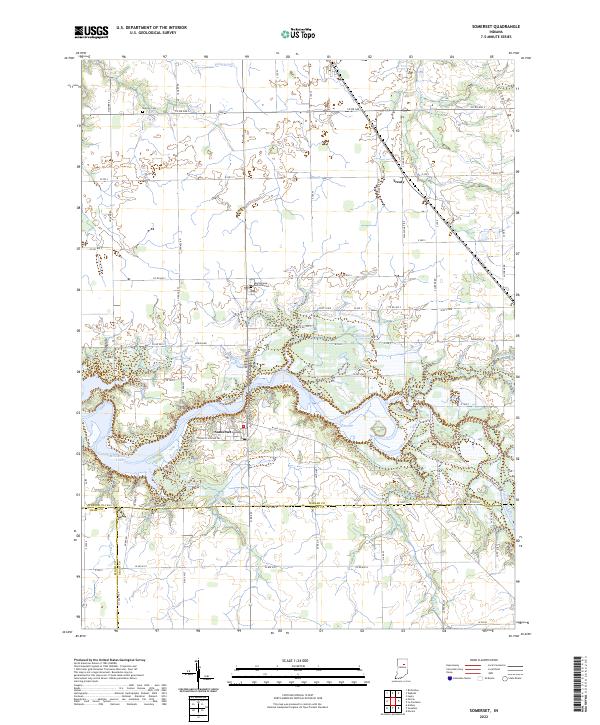 USGS Topographic Map – Somerset