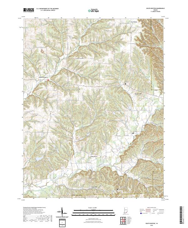 USGS Topographic Map – South Boston