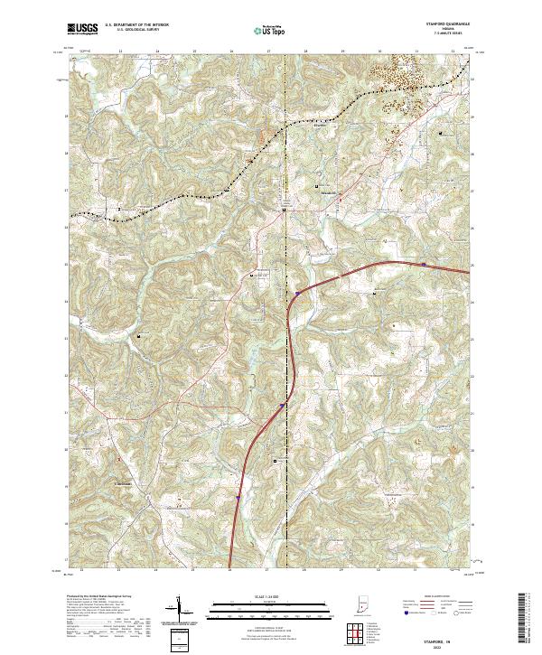 USGS Topographic Map – Stanford
