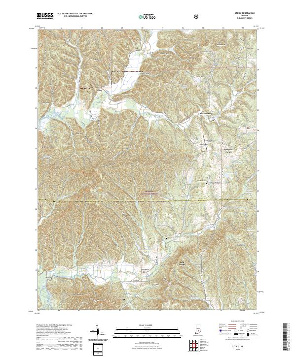 USGS Topographic Map – Story