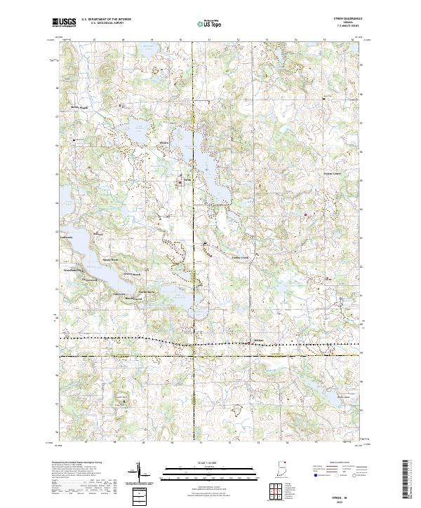 USGS Topographic Map – Stroh
